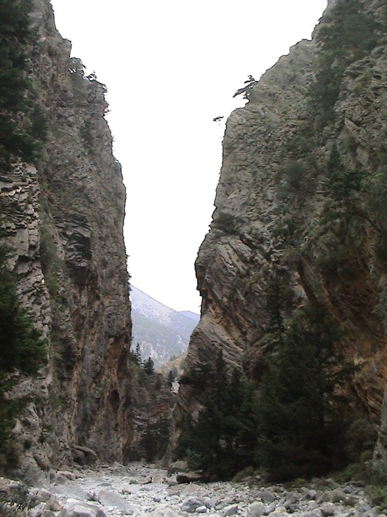 Samaria - a long hike down the gorge