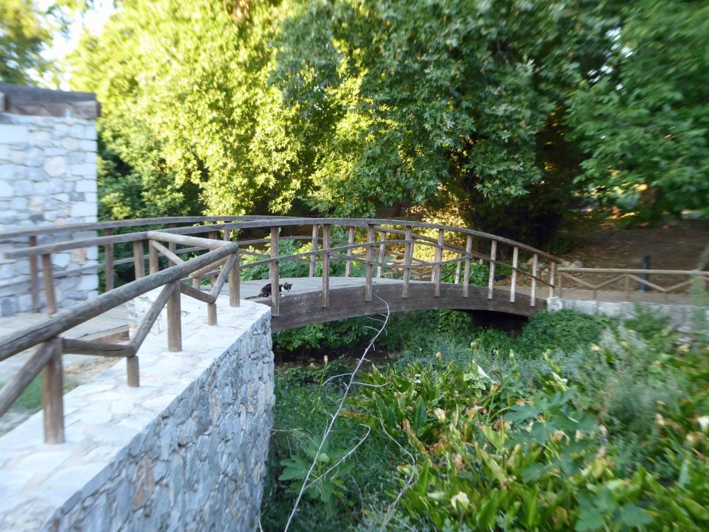 Koliaris river flows thru the park